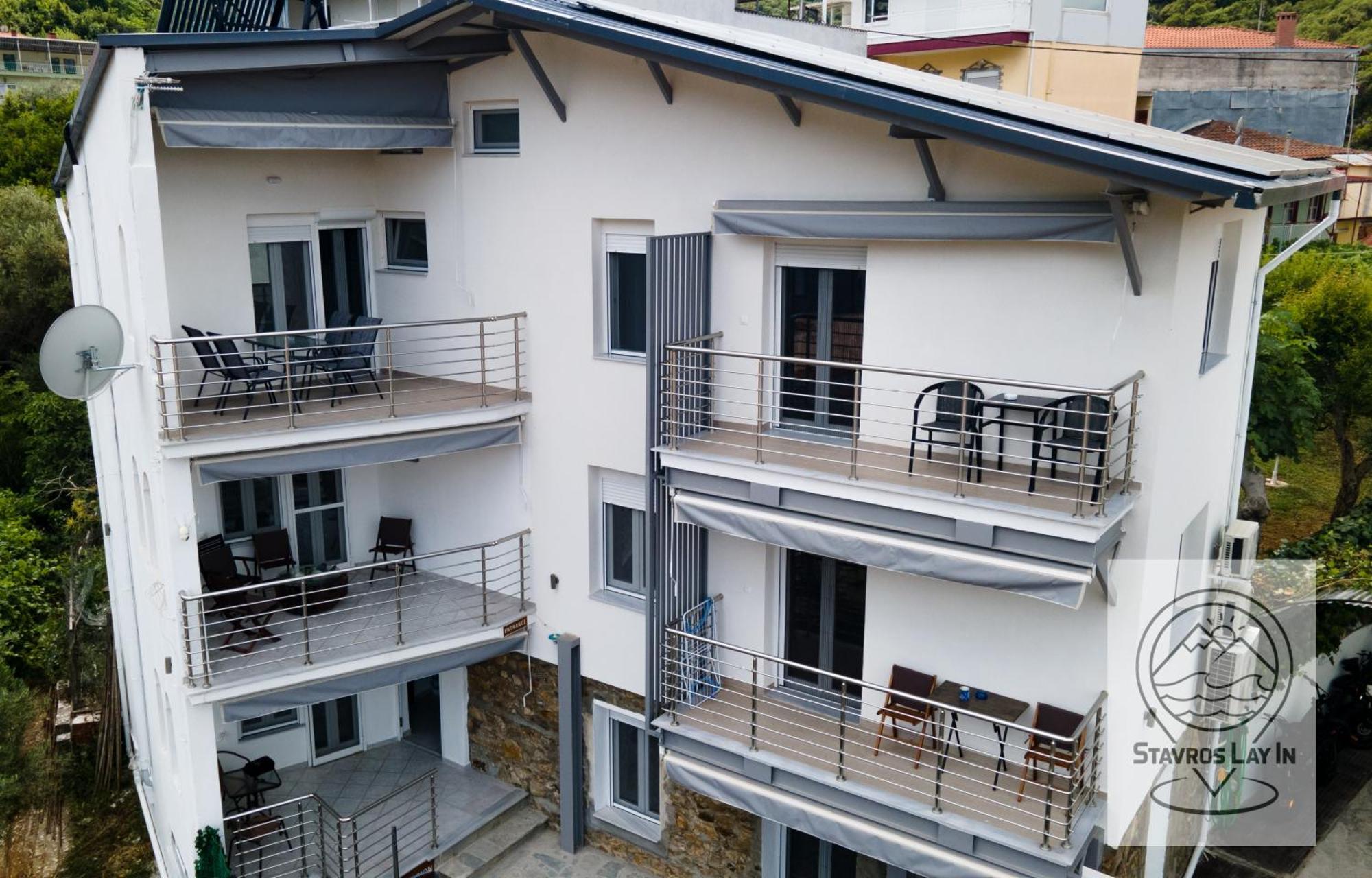 Stavros Lay In Aparthotel Ano Stavros Exterior foto