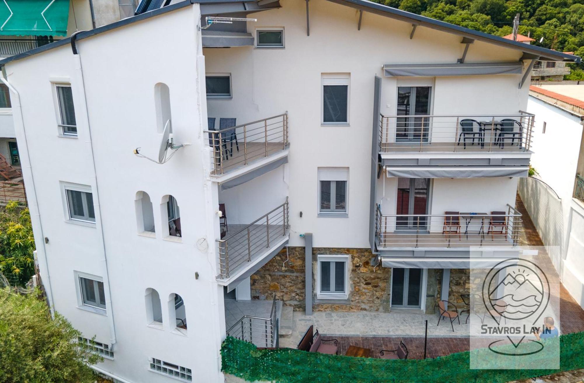 Stavros Lay In Aparthotel Ano Stavros Exterior foto